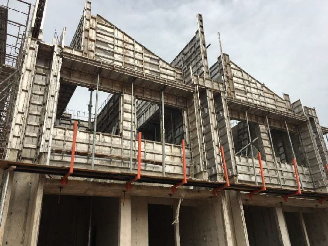 2 storey terrace house-Aluminum Formwork